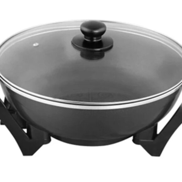 Complete Cuisine 13” Electric Wok w/ Glass Lid - Brand New in Box - Picture 2 of 3